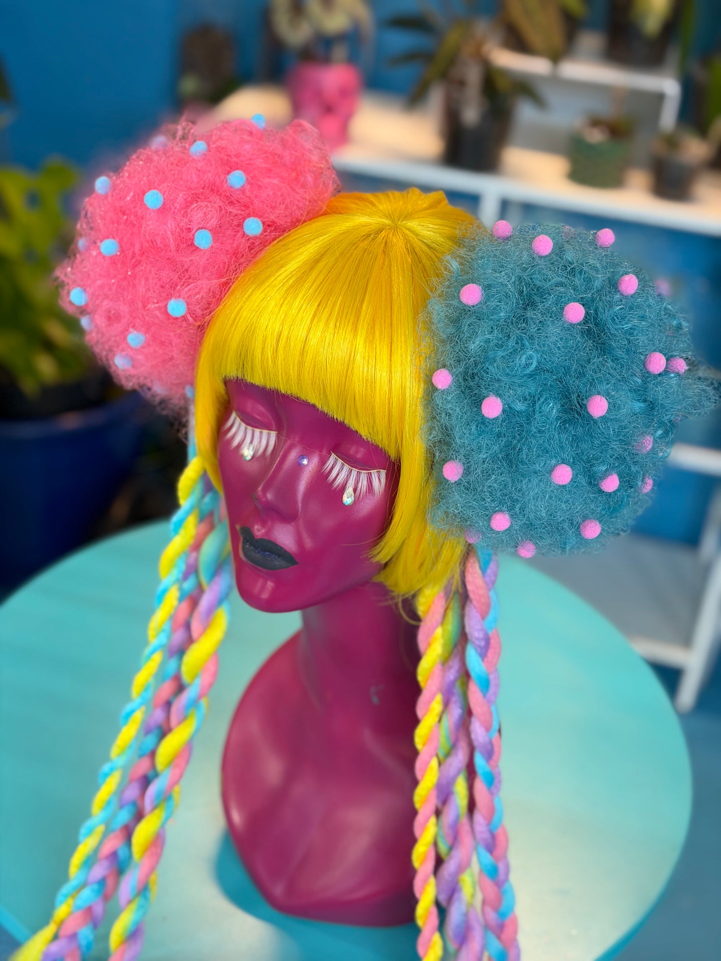 Pastel Clown Baby Wig