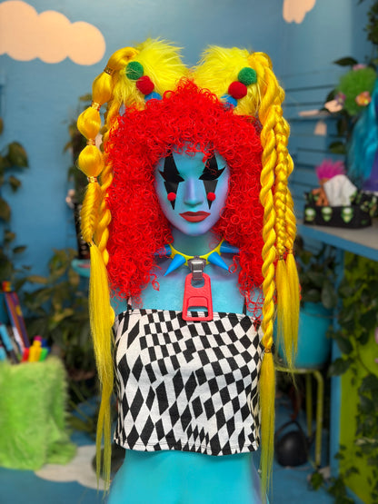 Yellow Clown Babe Space Braids