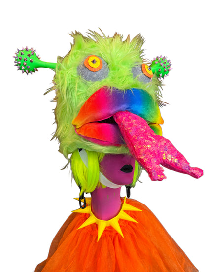 Green Alien Monster Hat