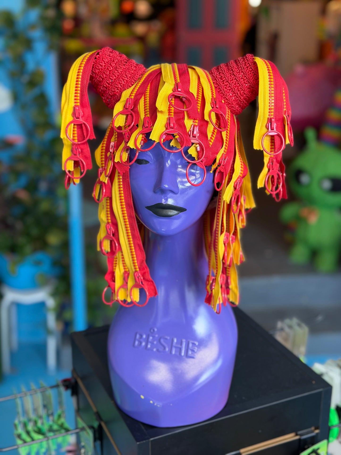 Clown Around Zipper Wig
