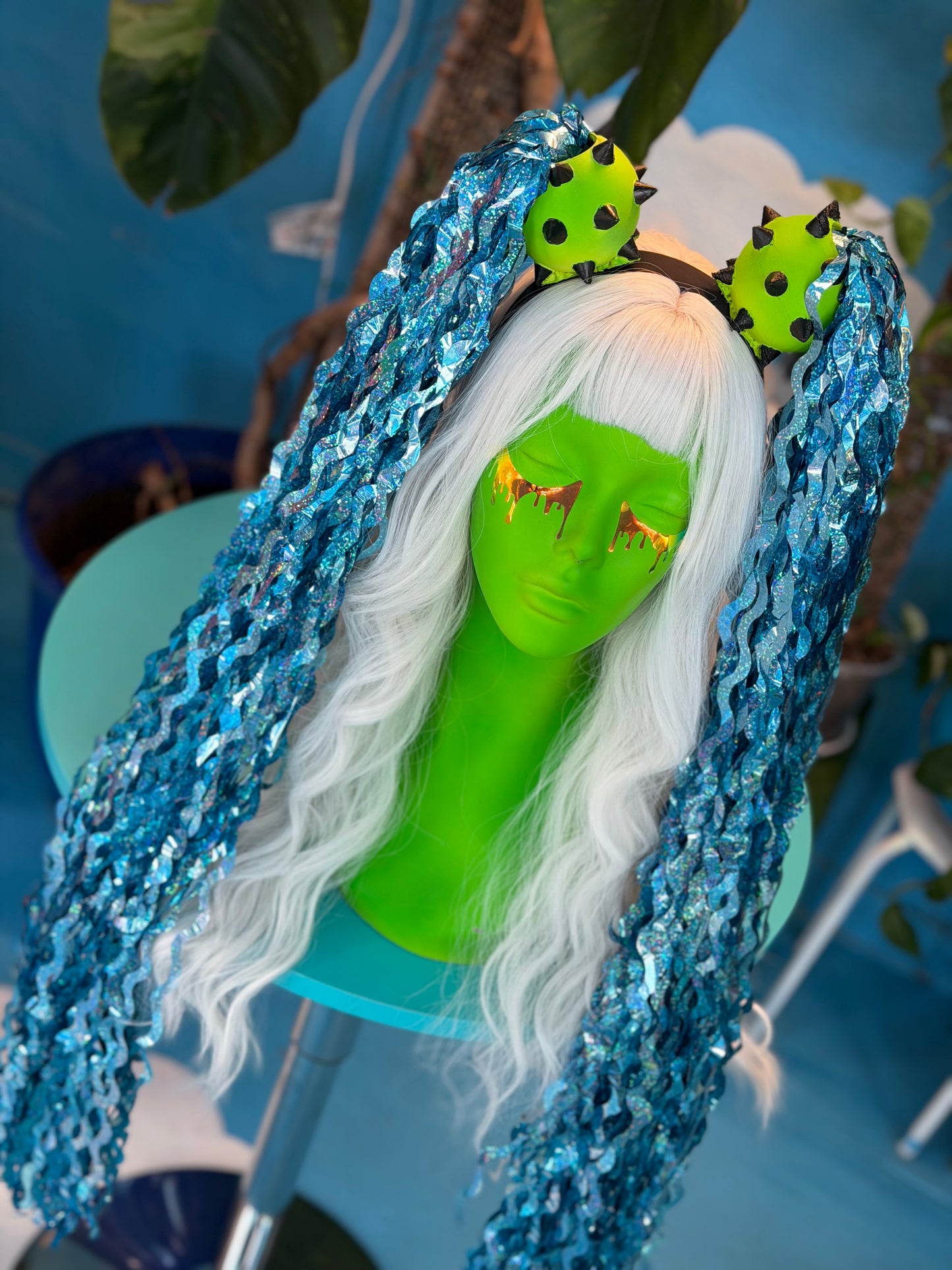 Morning Star Wavy Green & Blue Fairy Tails