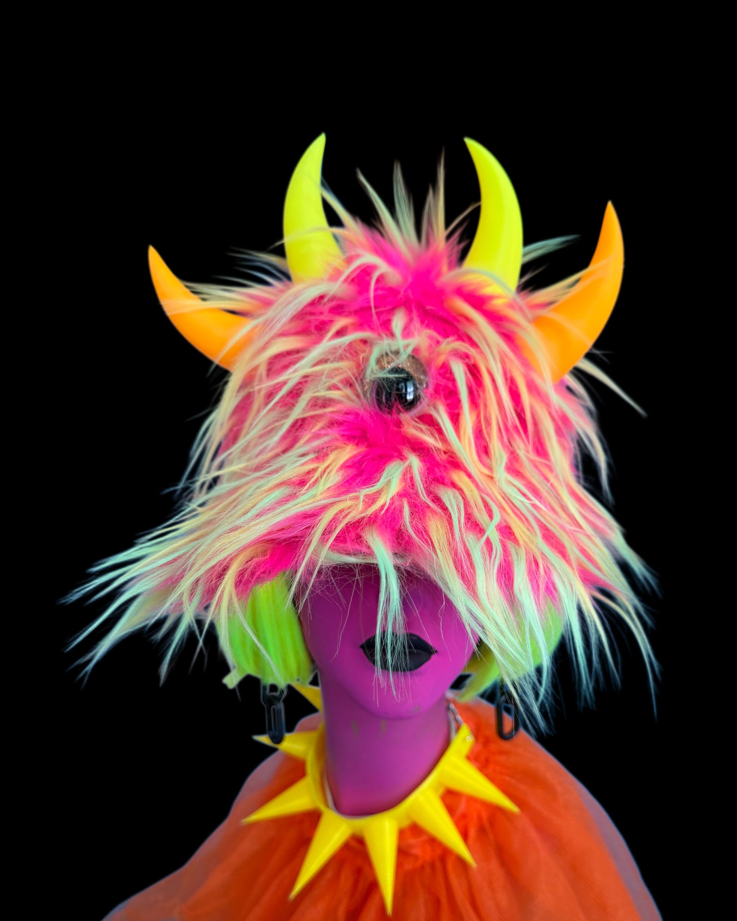 Neon Multicolor Baseball Hat