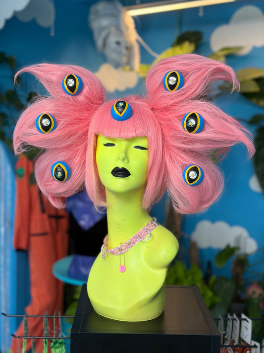 Pink Biblical Angel Wig