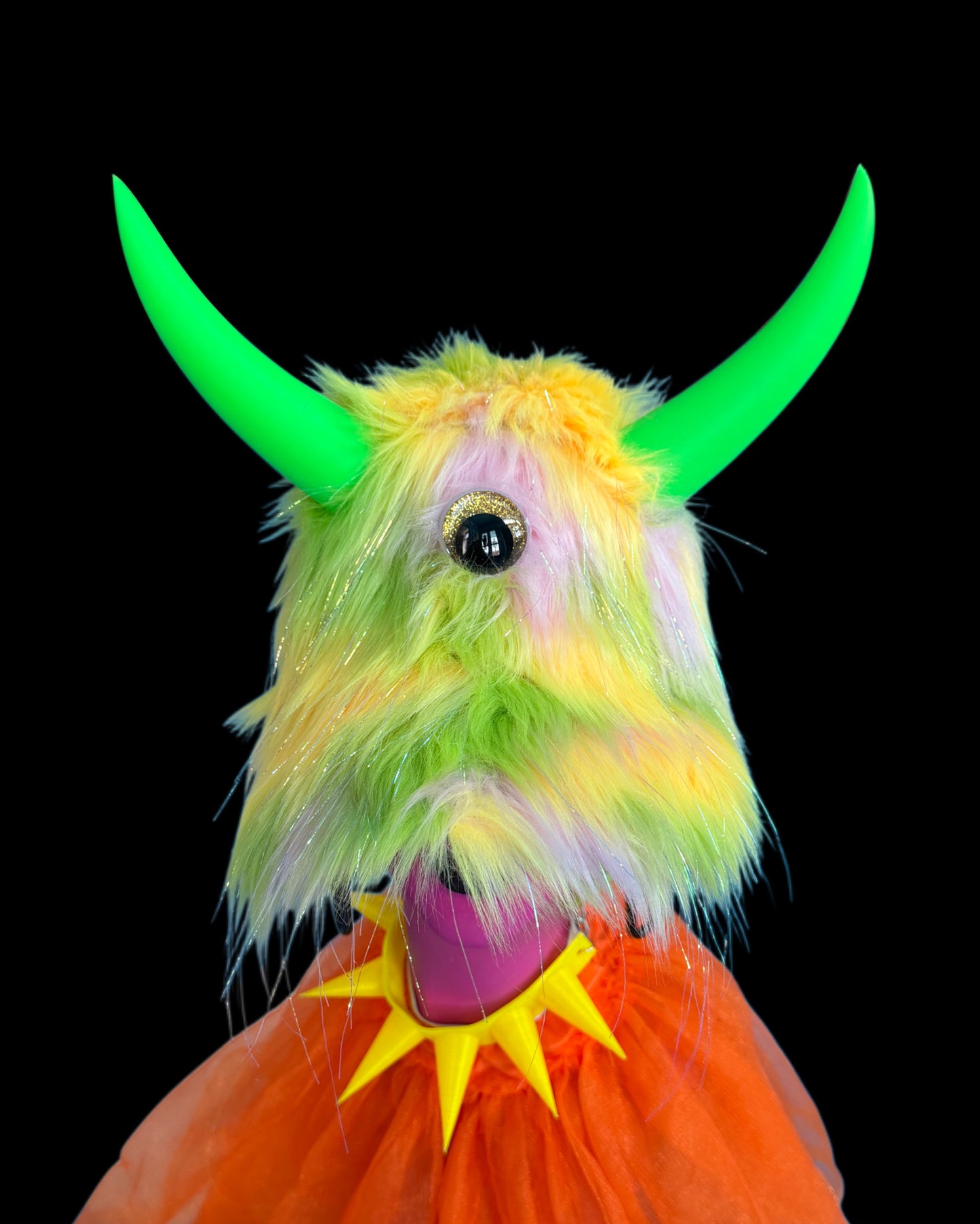 Green Horned Baseball Hat