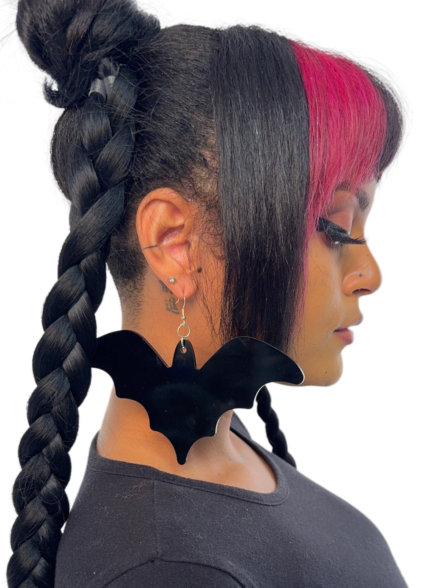 Neon Bat Earrings