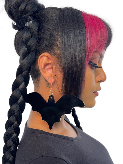 Neon Bat Earrings