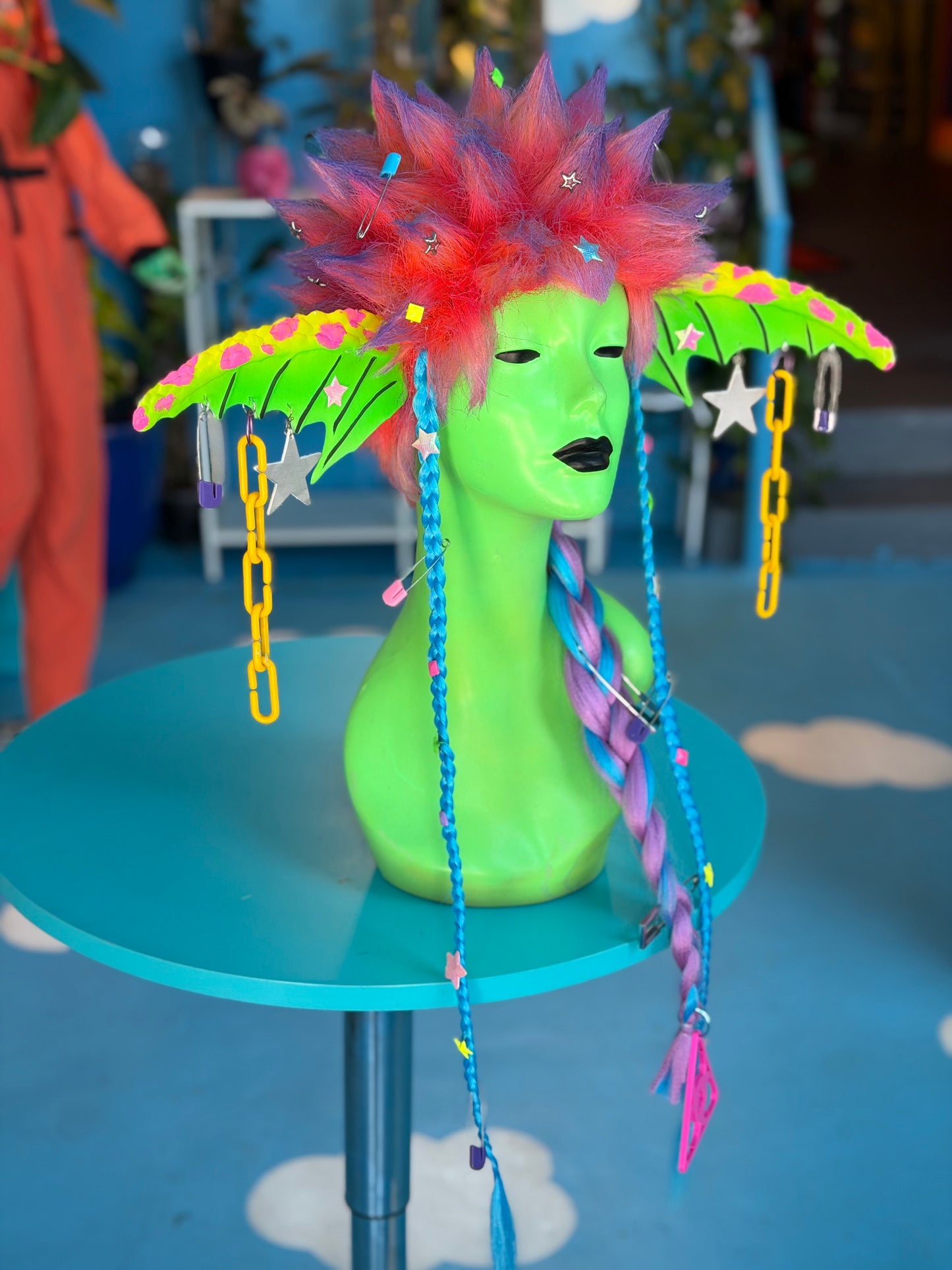 Spikey Goblin Babe Wig