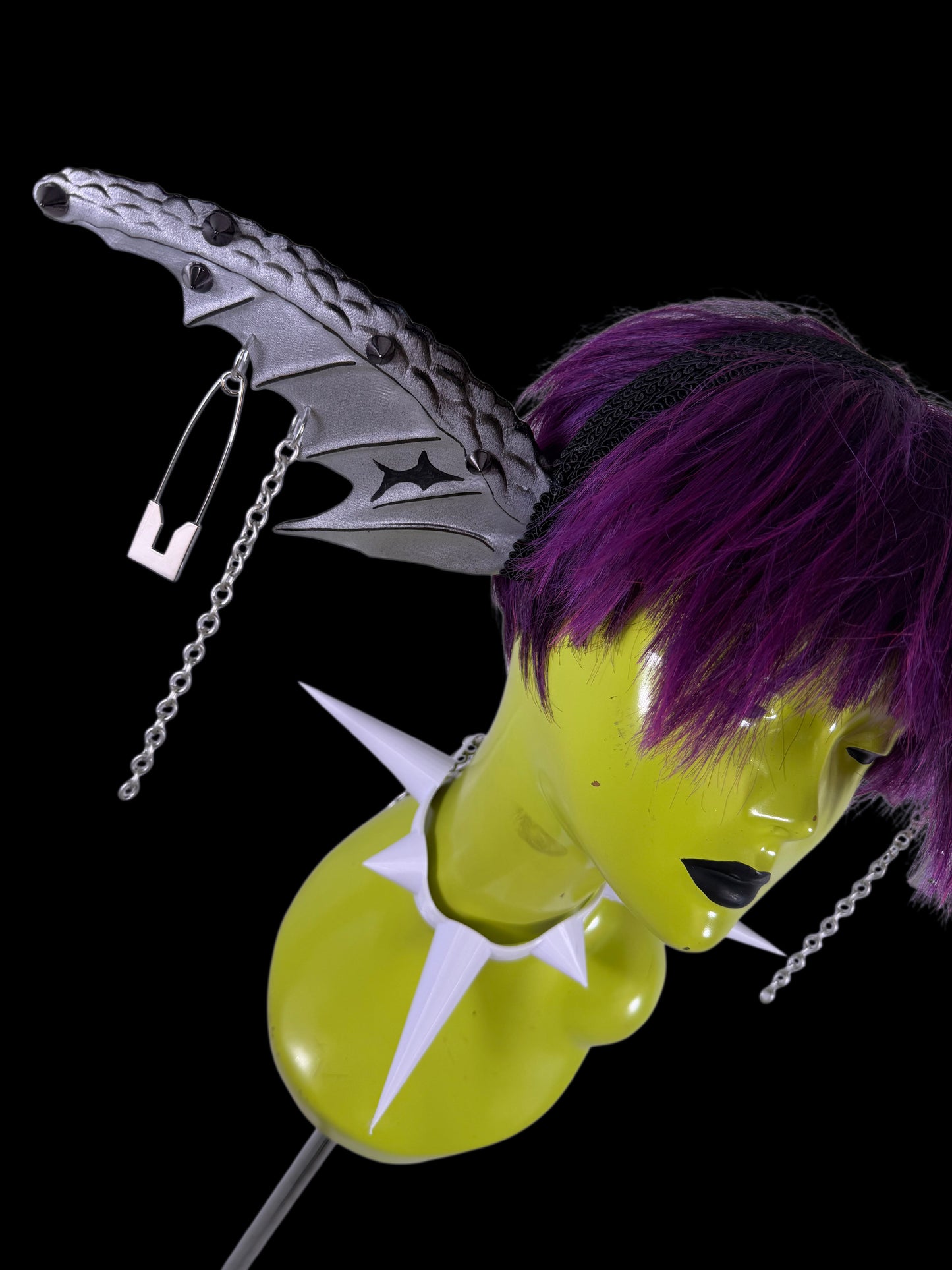 Goblin Ears-XL Silver/Black