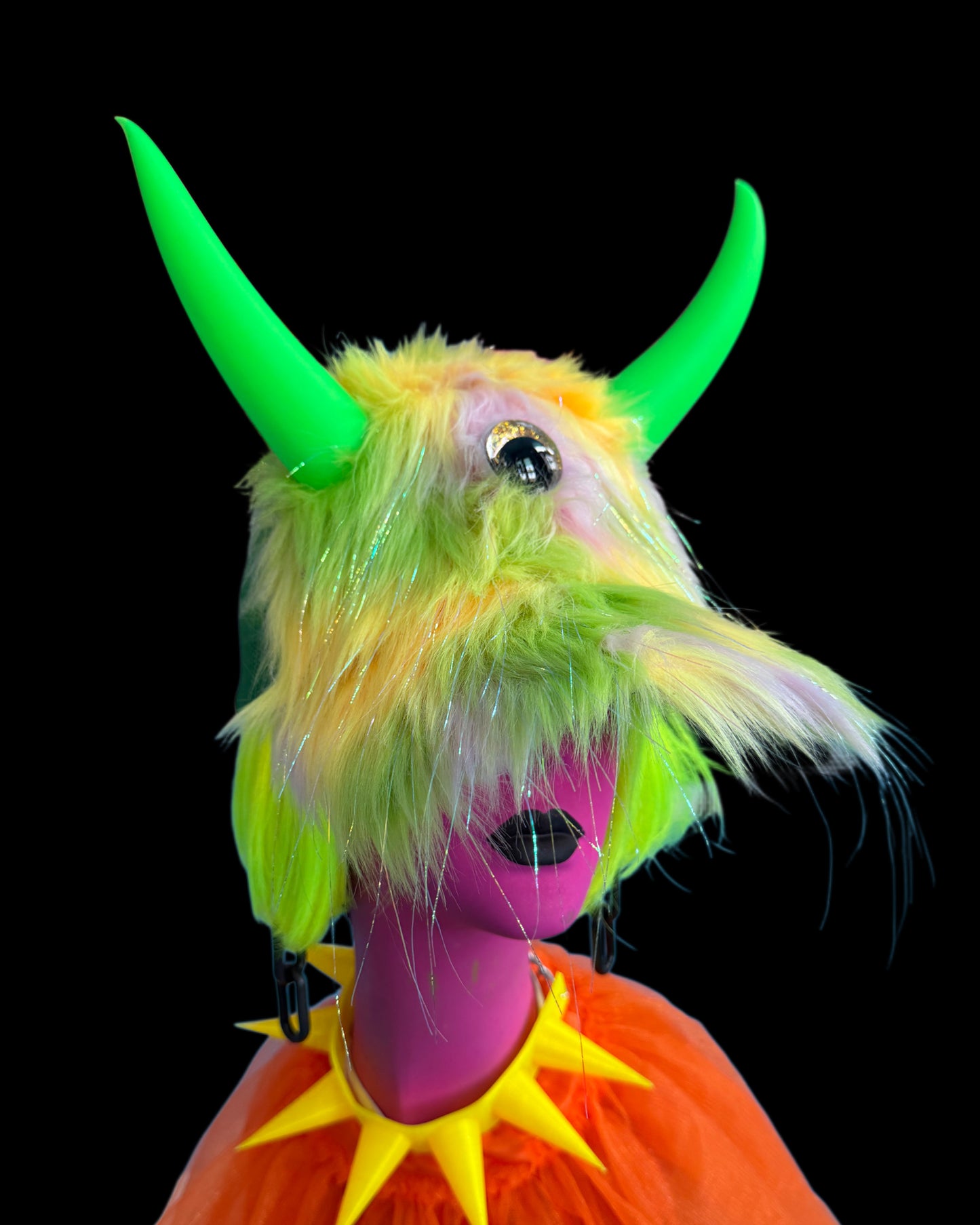 Green Horned Baseball Hat