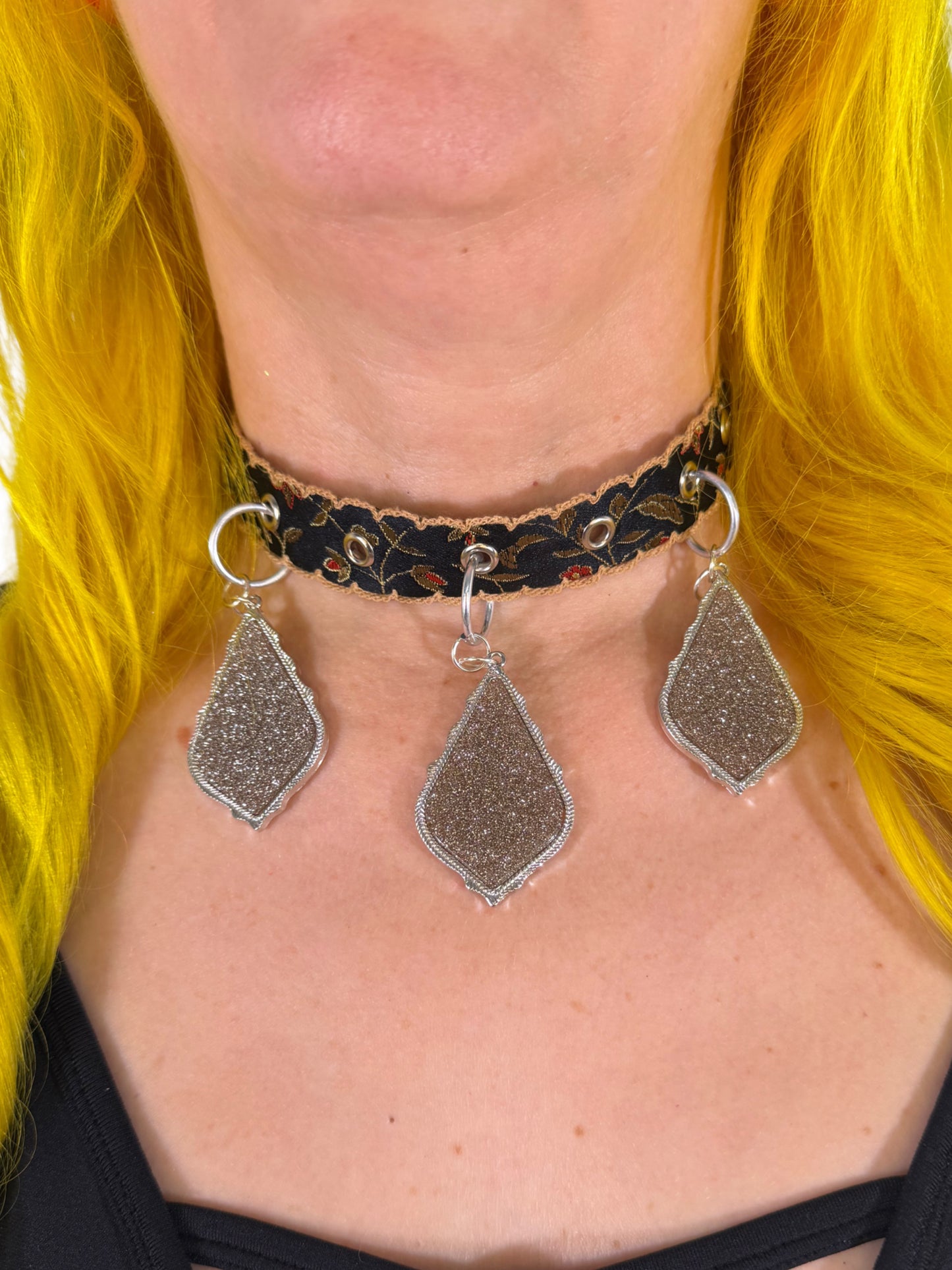 Silk Charm Choker