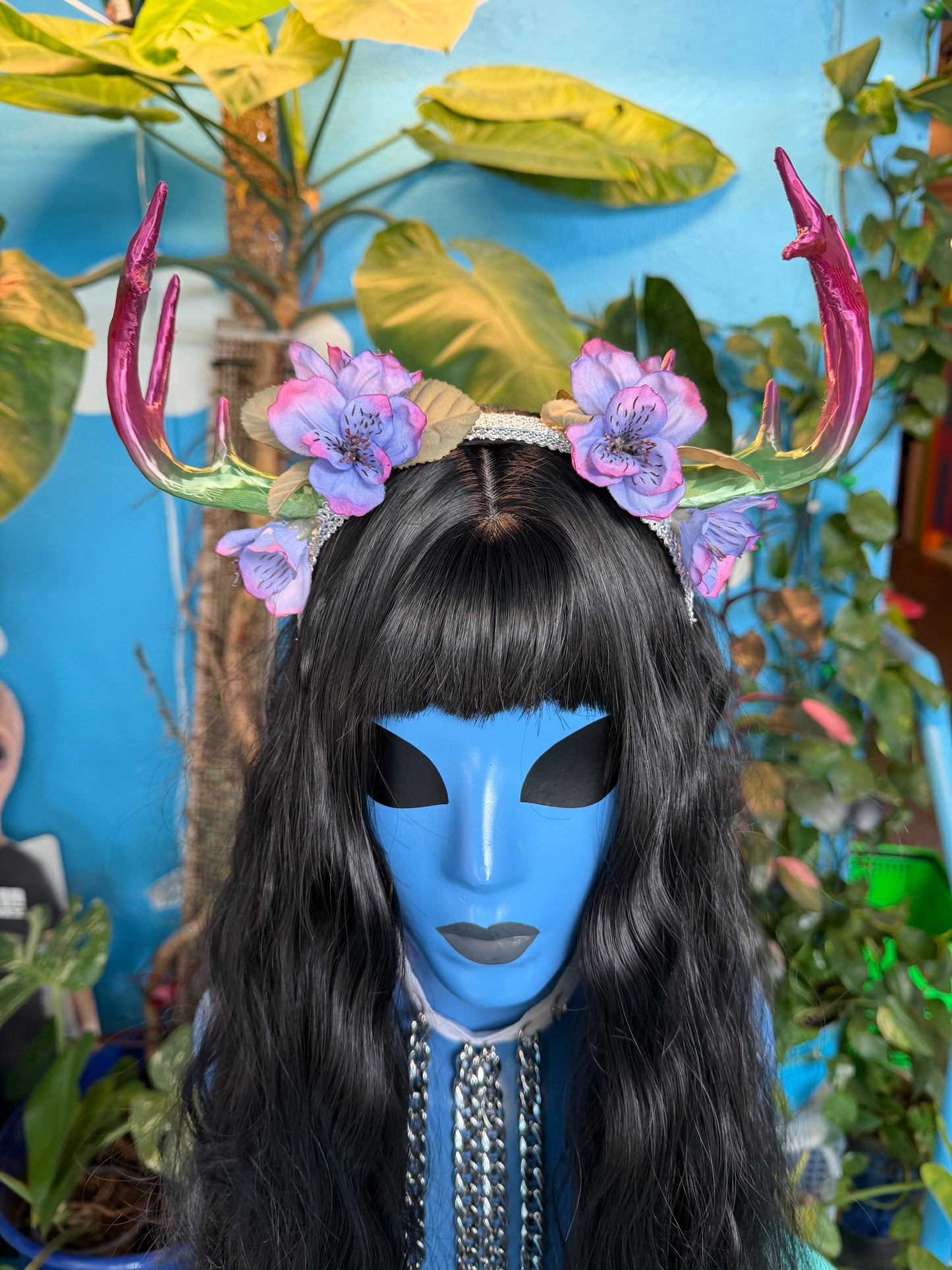 Floral Antler Headband