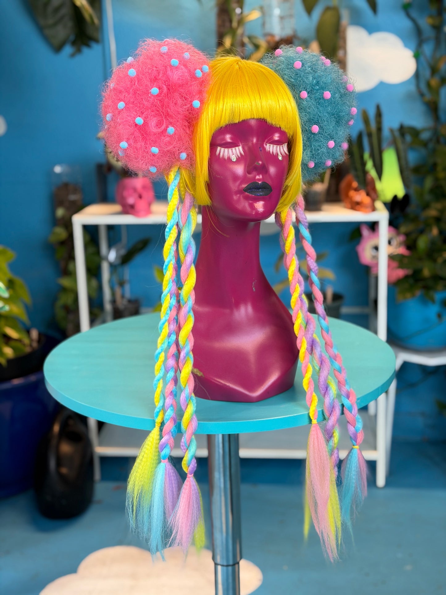 Pastel Clown Baby Wig