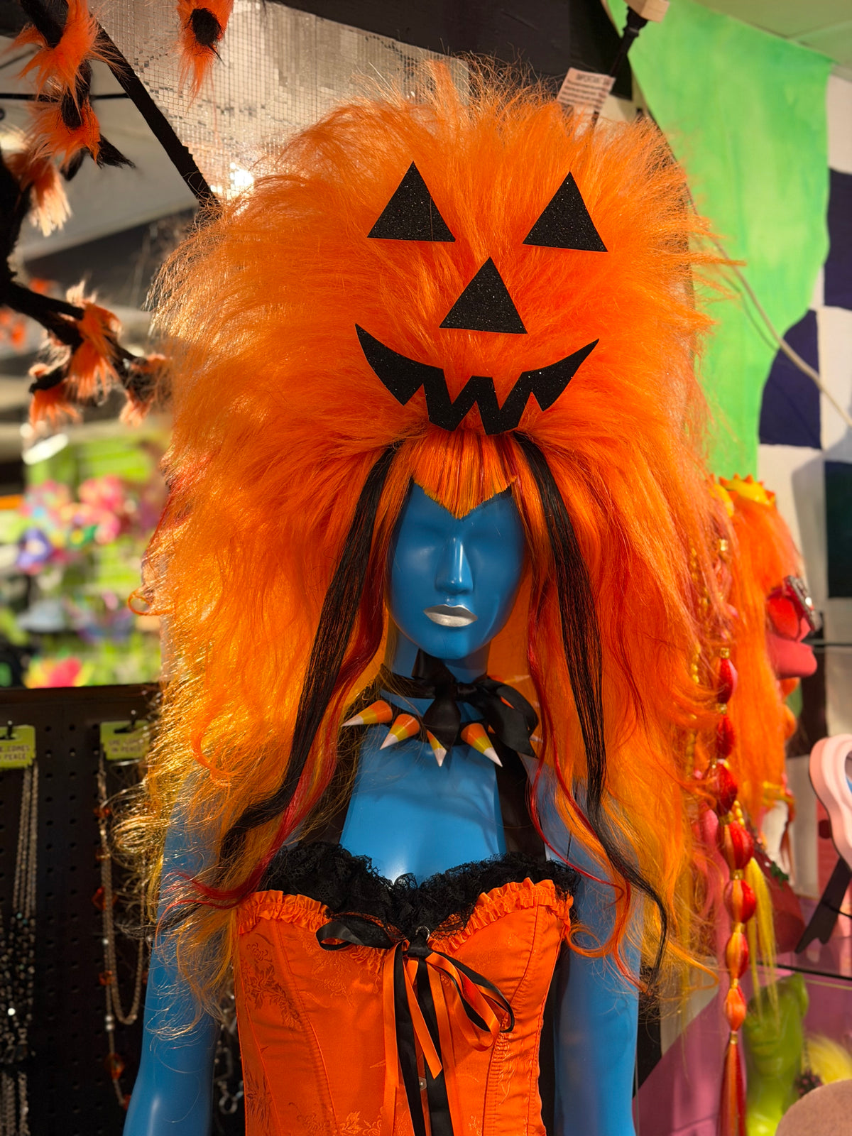 Giant Jack-O-Lantern Wig