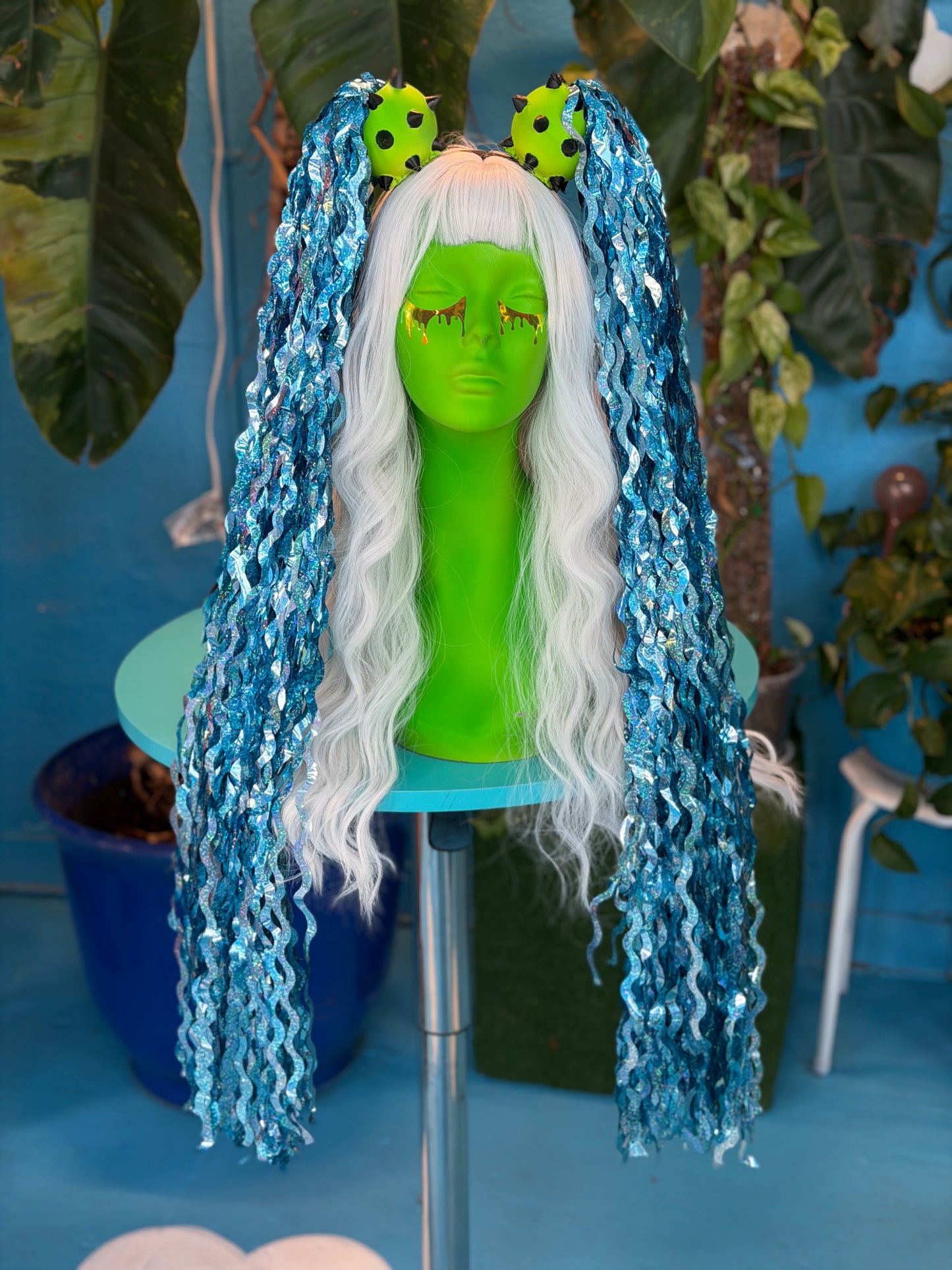 Morning Star Wavy Green & Blue Fairy Tails