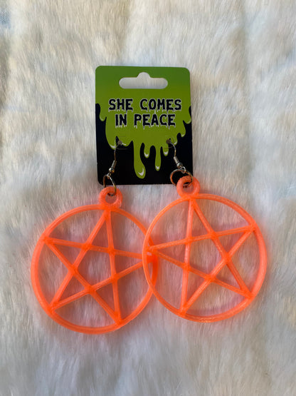 Pentagram Earrings