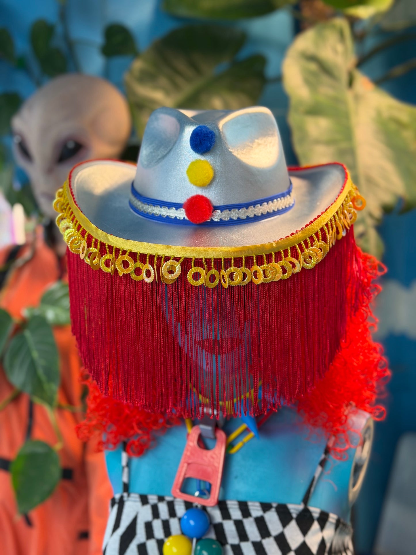 Rodeo Clown Cowboy Hat