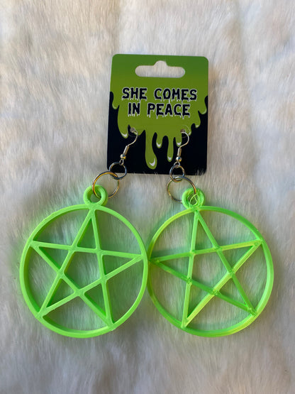 Pentagram Earrings