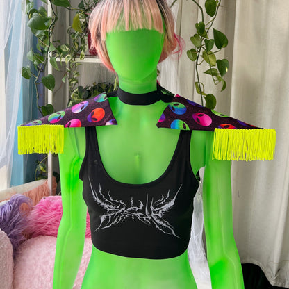 Neon Alien Epaulettes