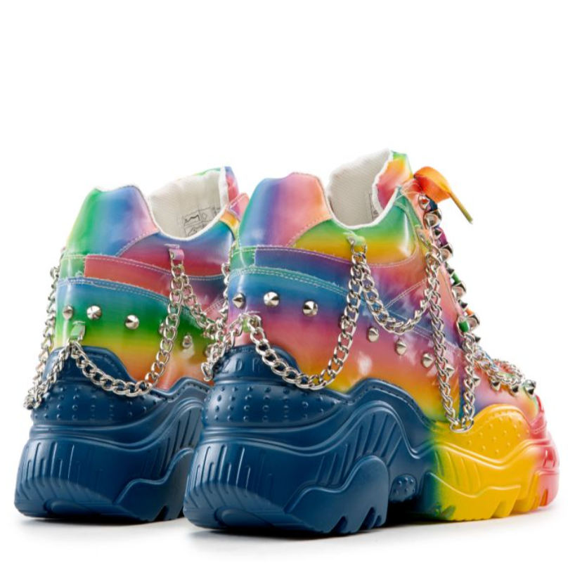 Rainbow Space Candy Platforms