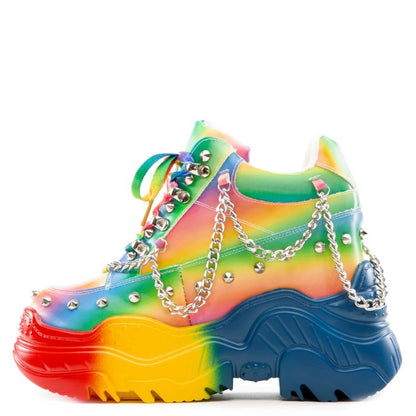 Rainbow Space Candy Platforms