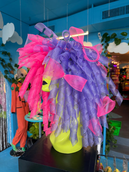 Split Bouncy Babe Wig