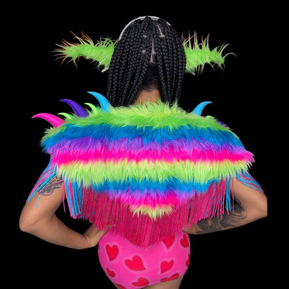 Horned Fur Capelet