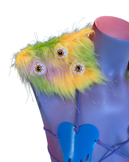 Monster Epaulettes- Yellow Eyeballs