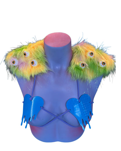 Monster Epaulettes- Yellow Eyeballs