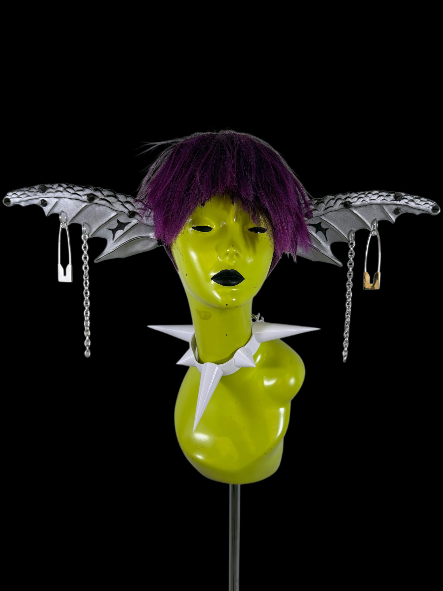 Goblin Ears-XL Silver/Black