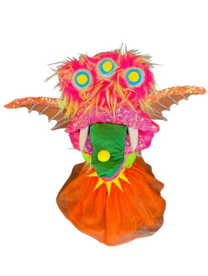 Neon Goblin Monster Hat