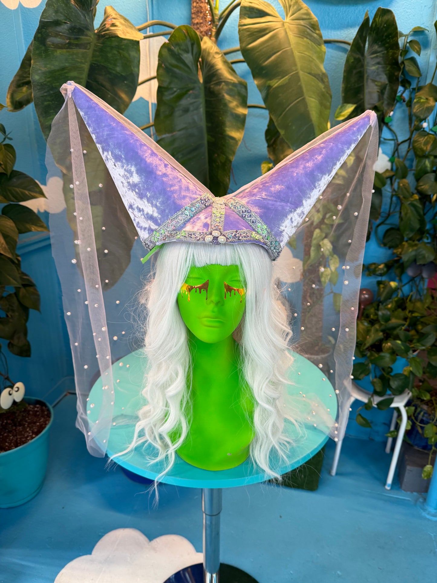 Double Horned Hennin Hat