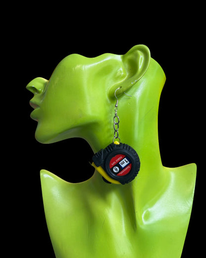 Measuring Tape Earrings