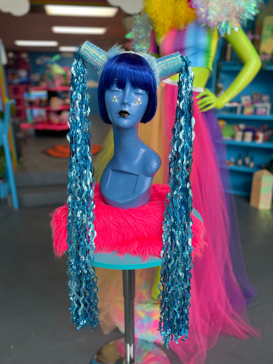 Icy Blue Fairy Tails Headdress