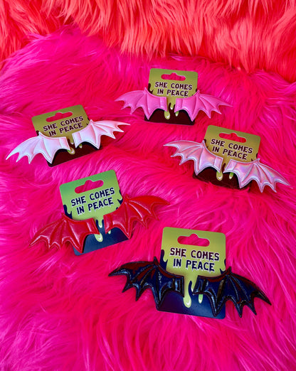 Batty Hairclip Pair