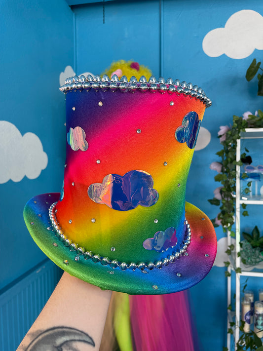 Rainbow Skies Top Hat
