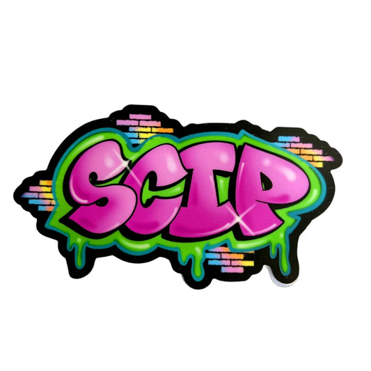 SCIP Graffiti Wall Sticker
