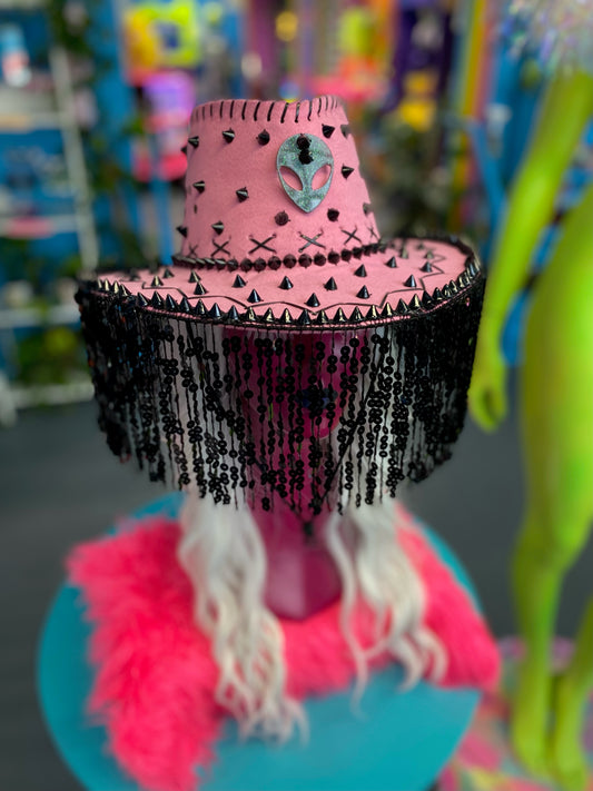 Studded Alien Cowboy Hat