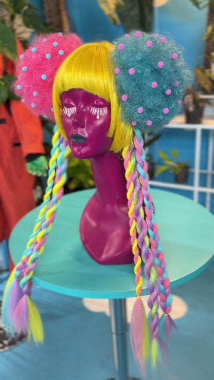 Pastel Clown Baby Wig