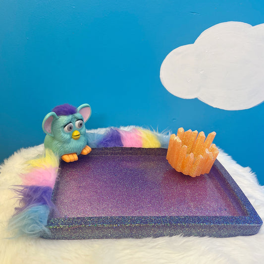 Light Up Furby Rolling Tray