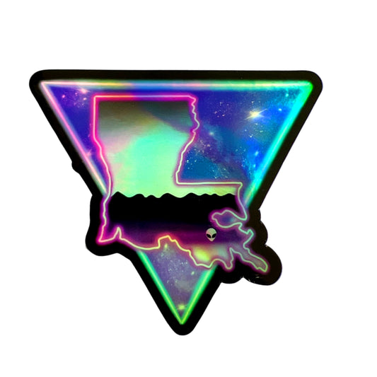 Louisiana Holographic Sticker 